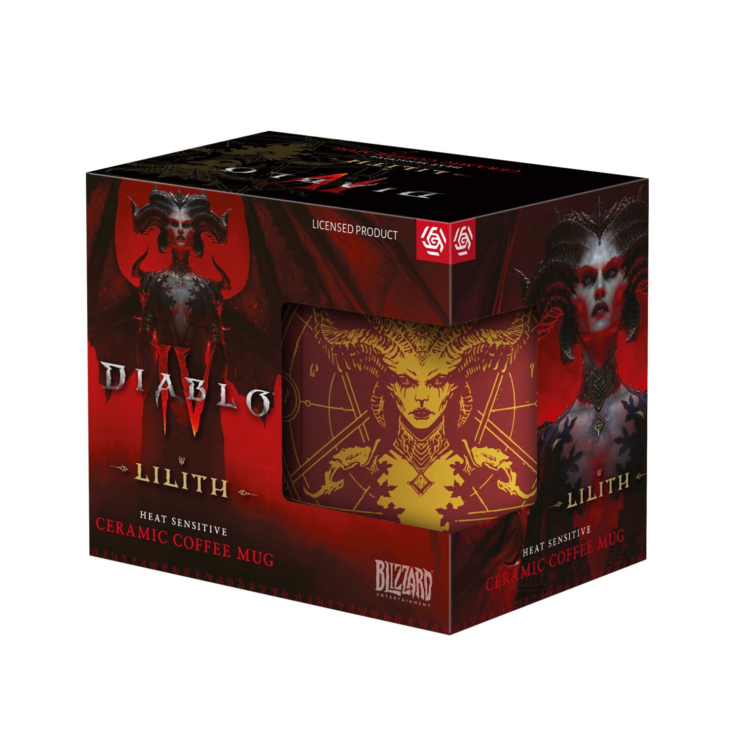 Kubek termoaktywny ceramiczny Diablo IV Lilith's Blood