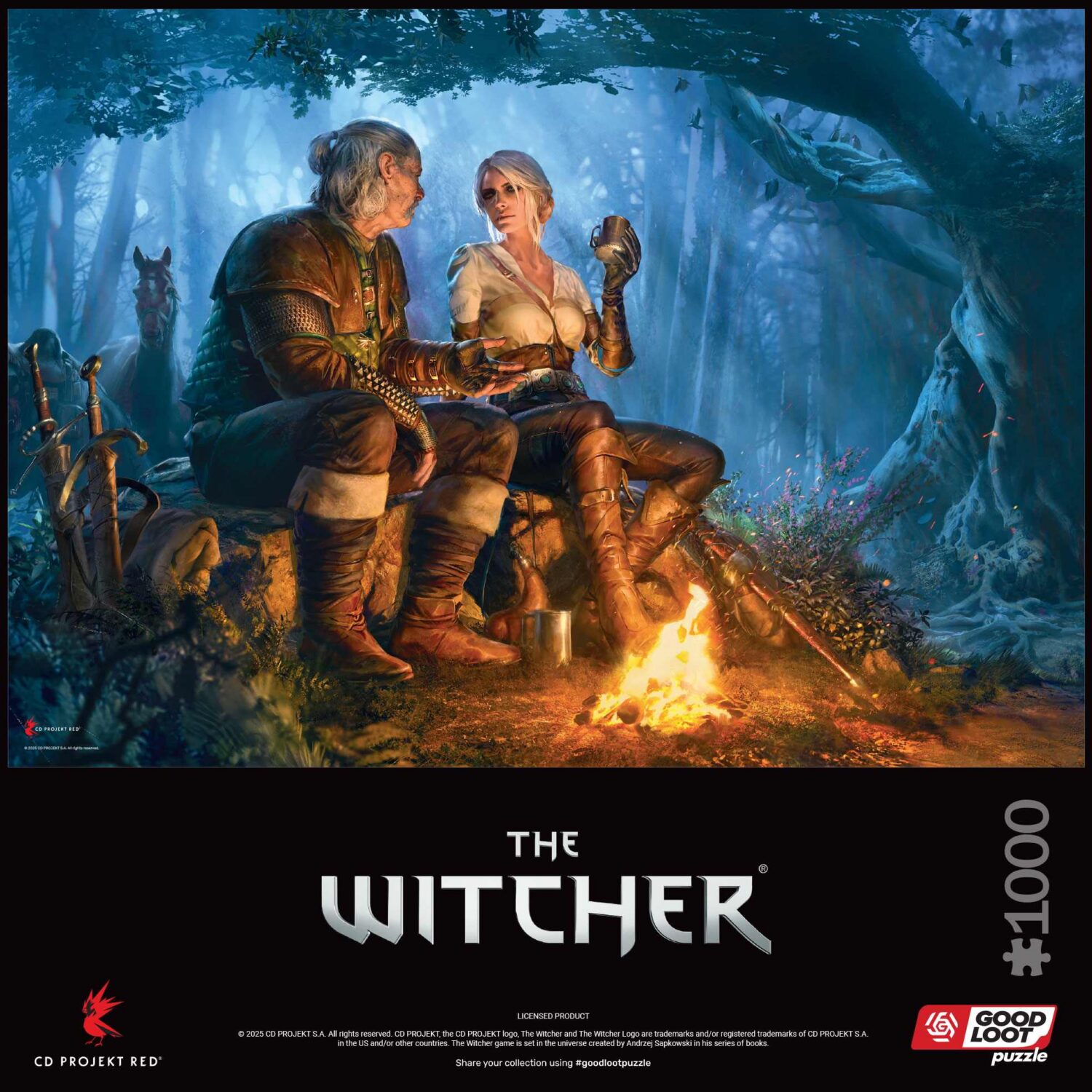 Puzzle 1000 Gaming The Witcher Wiedźmin Journey of Ciri