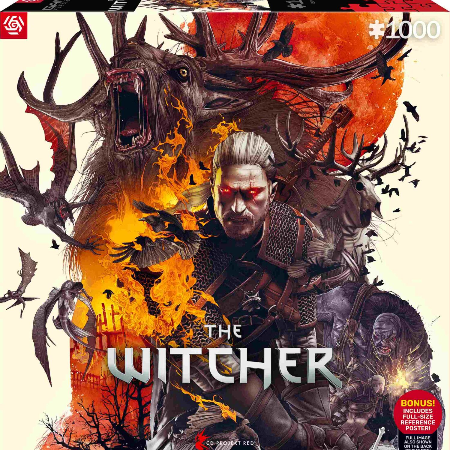 Puzzle 1000 Gaming The Witcher Wiedźmin Monsters