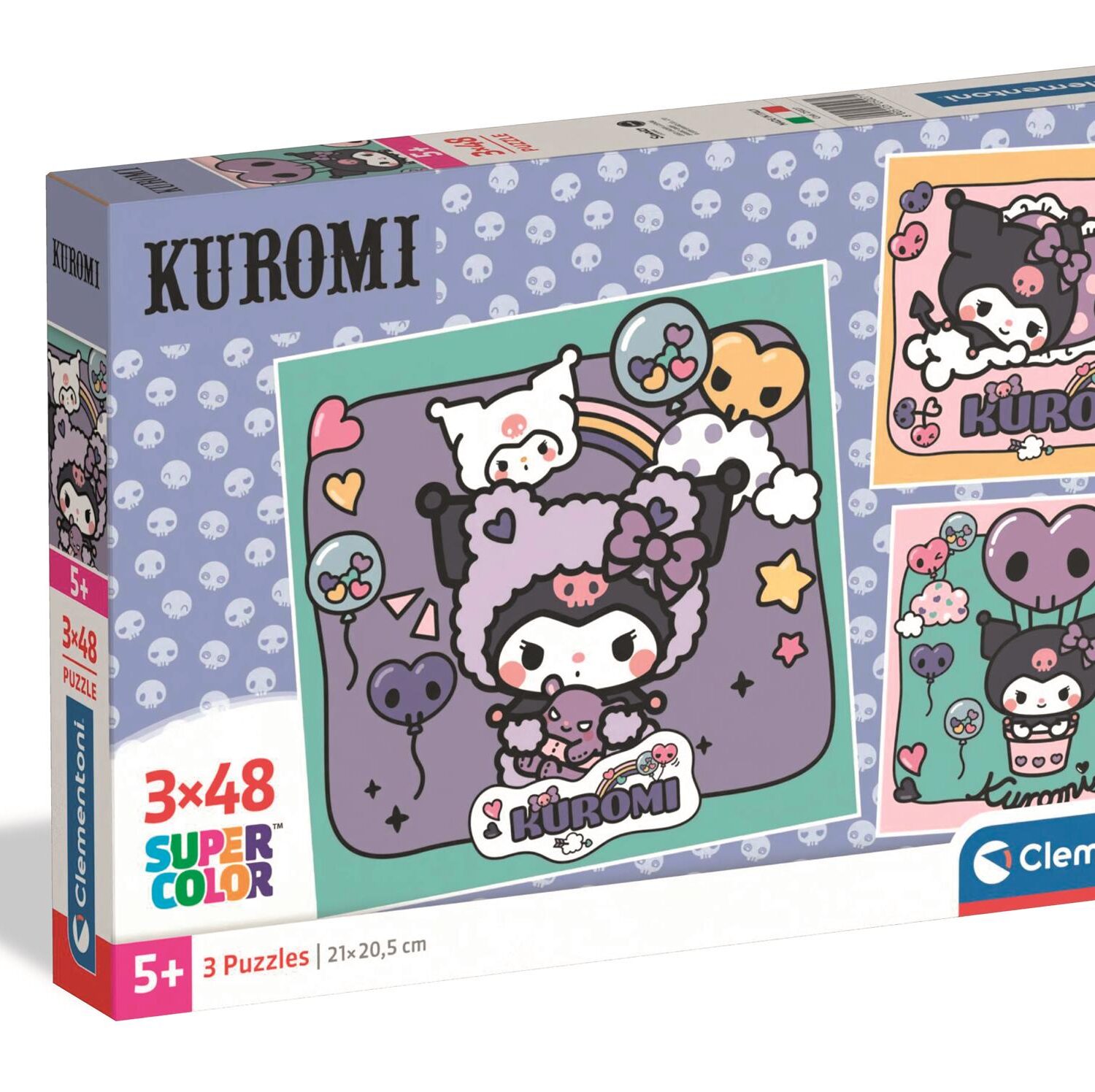Puzzle 3x48 Super kolor Kuromi