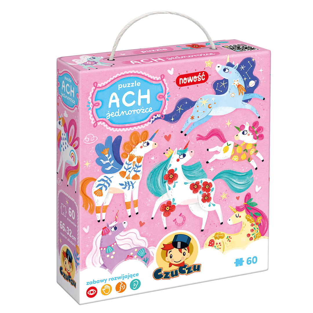Puzzle 60 Ach Jednorożce CzuCzu