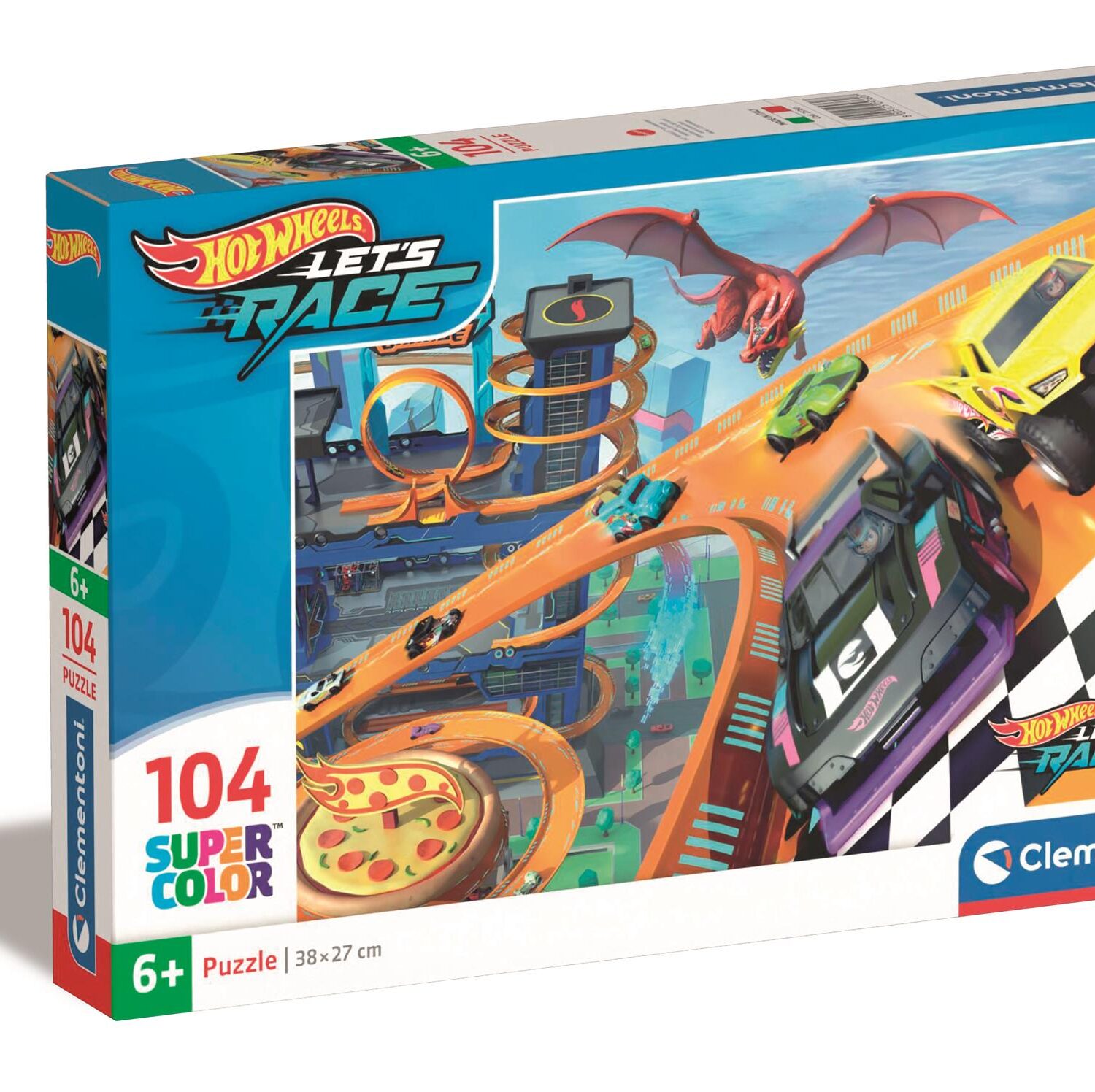 Puzzle 104 Super Kolor Hot Wheels 25760